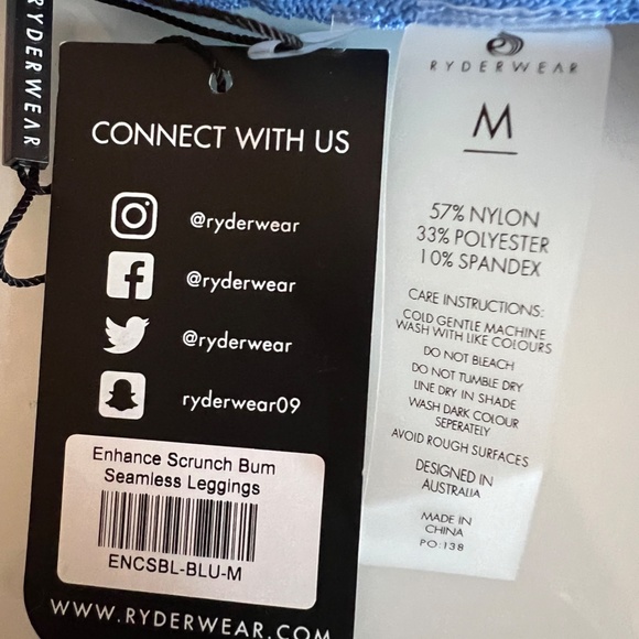 Ryderwear Leggings Blue - Picture 5 of 5